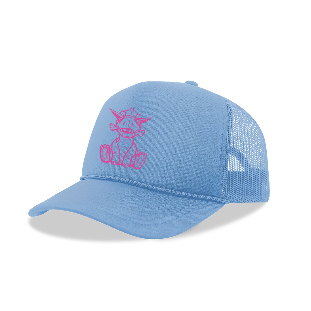 FREAKY FOSSILS MESH TRUCKER (BLUE)